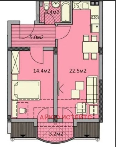 Продается  1 спальня София , Овча купел , 70 кв.м | 13881772 - изображение [14]