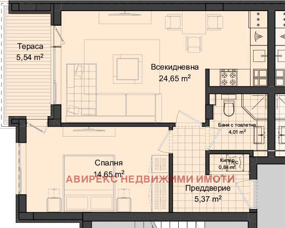 À venda  1 quarto Plovdiv , Karchiiaka , 79 m² | 83820135 - imagem [4]