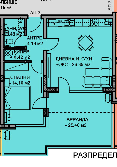 Продава  2-стаен, град Пловдив, Остромила • 75 017 EUR • ID 65181239 — holmes.bg - [1] 