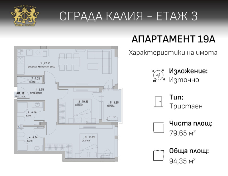 Na prodej  2 ložnice Sofia , Malinova dolina , 95 m2 | 26258143 - obraz [5]