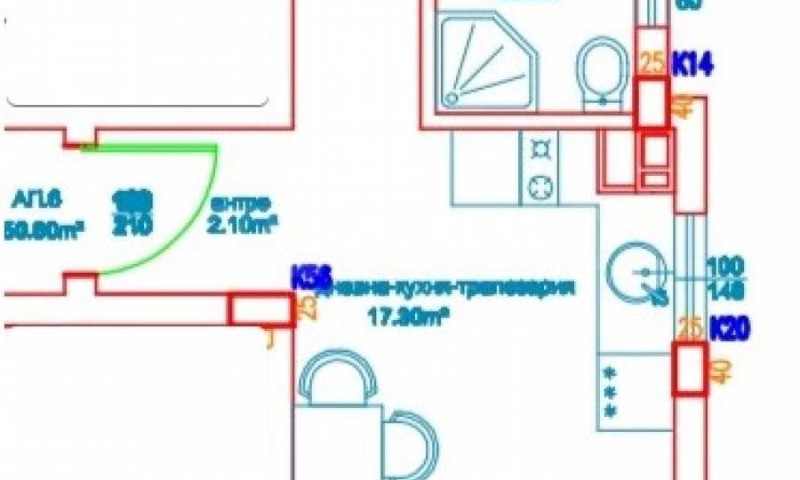 Продава  2-стаен, град Бургас, Славейков • 95 189 EUR • ID 60370452 — holmes.bg - [1] 