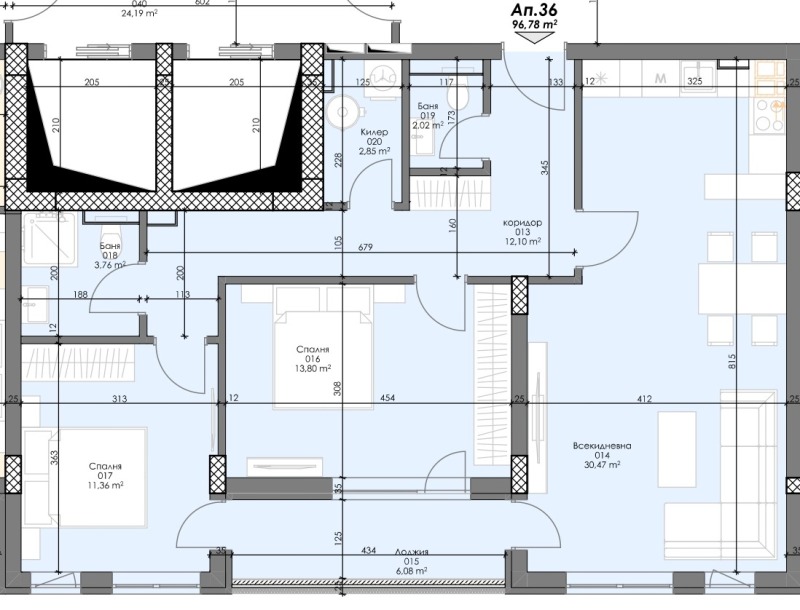 Продава  3-стаен град София , Сердика , 114 кв.м | 56226263 - изображение [2]