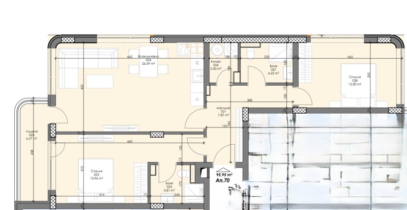 Eladó  2 hálószobás Sofia , Serdika , 113 négyzetméter | 56226263 - kép [2]