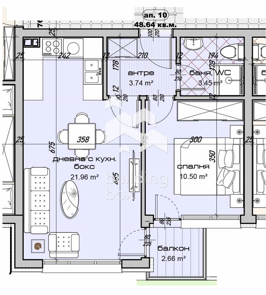 Продава 2-СТАЕН, гр. Варна, Изгрев, снимка 2 - Апартаменти - 55234029