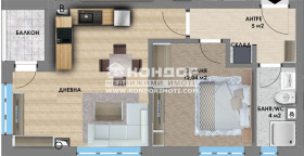 Продажба на двустайни апартаменти в град Пловдив - изображение 14 
