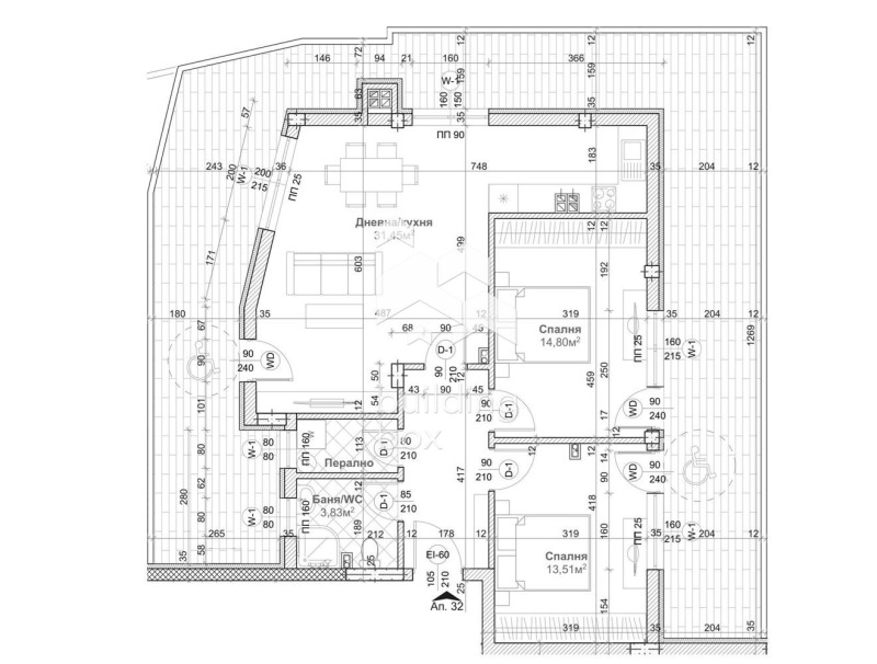 Продава 3-СТАЕН, гр. Варна, м-т Сотира, снимка 2 - Aпартаменти - 47104848