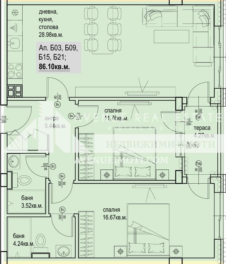 Продава 3-СТАЕН, гр. Пловдив, Кършияка, снимка 3 - Апартаменти - 56308419