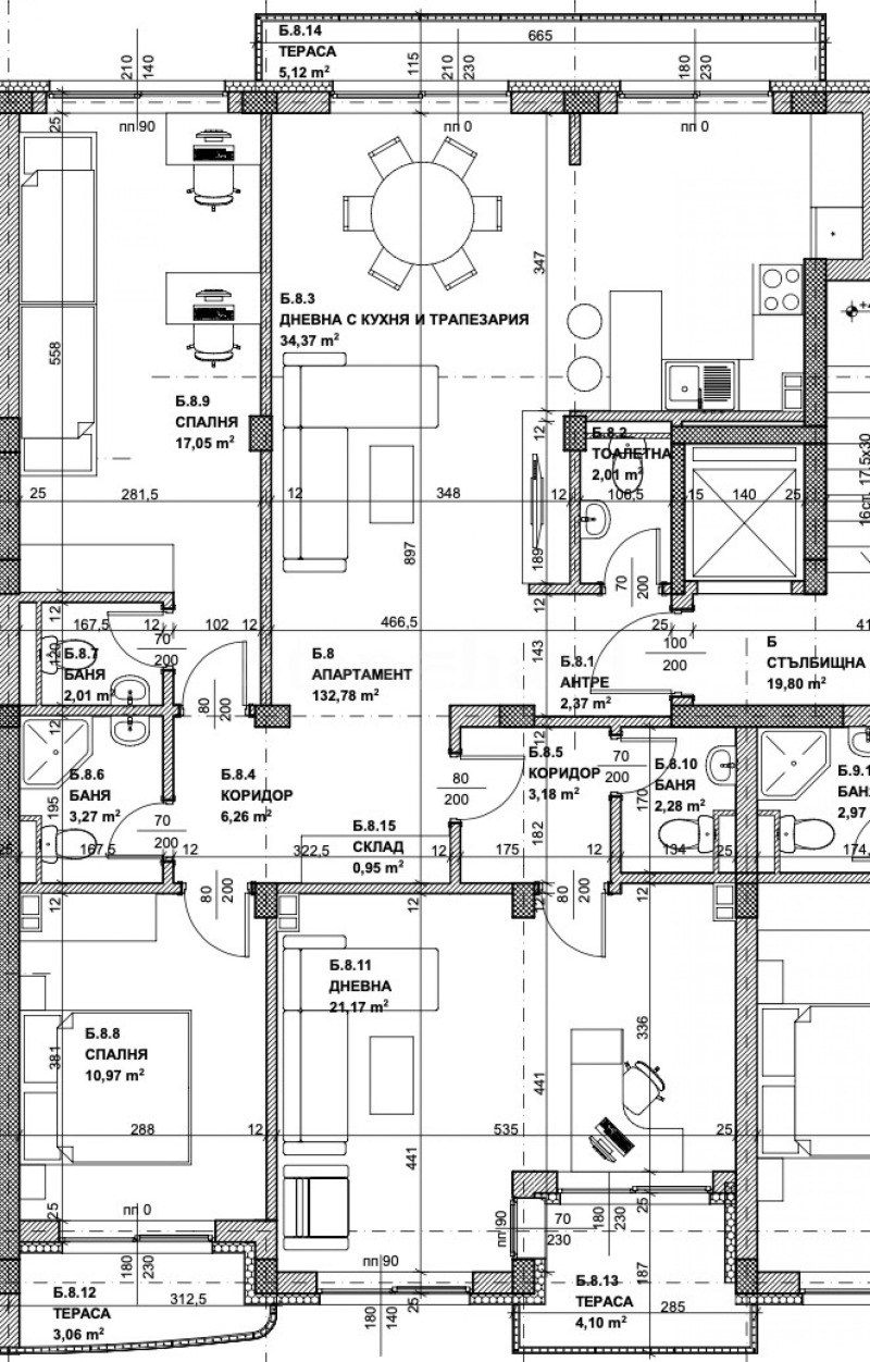 Продава 4-СТАЕН, гр. София, Кръстова вада, снимка 5 - Апартаменти - 53119633