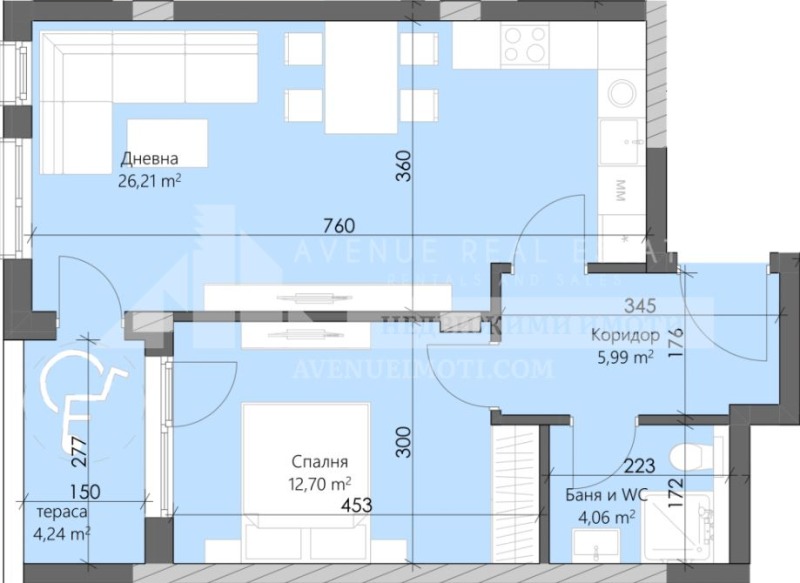 Til salg  1 soveværelse Plovdiv , Karshiyaka , 76 kvm | 79963871 - billede [2]