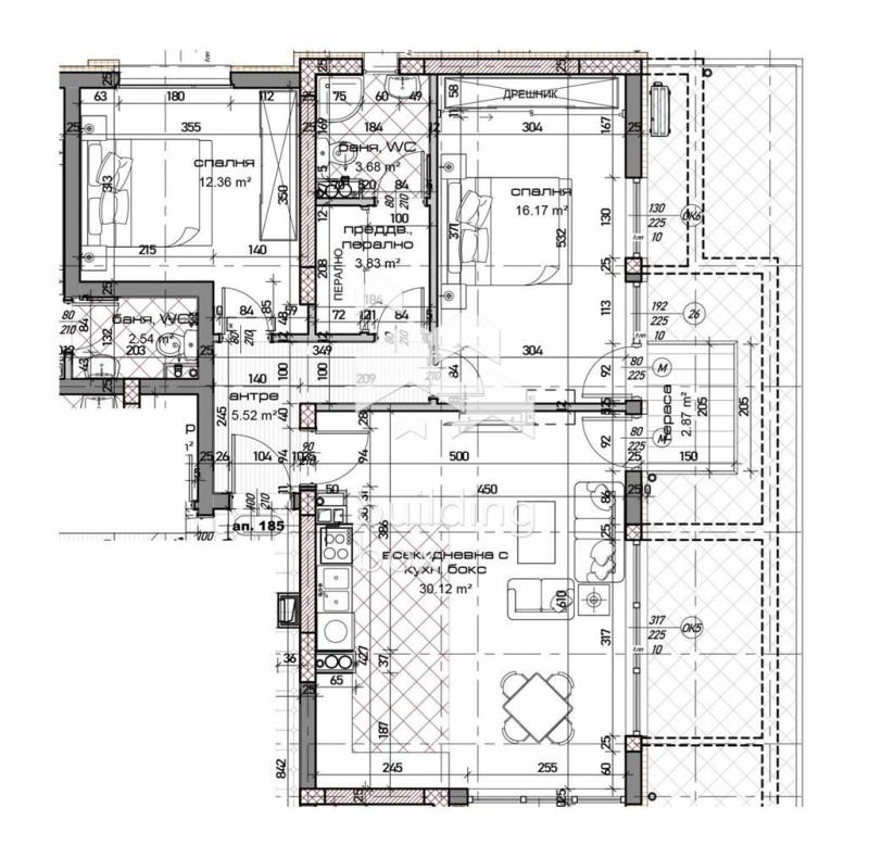 Продается  2 спальни Варна , Младост 1 , 106 кв.м | 31679552 - изображение [2]