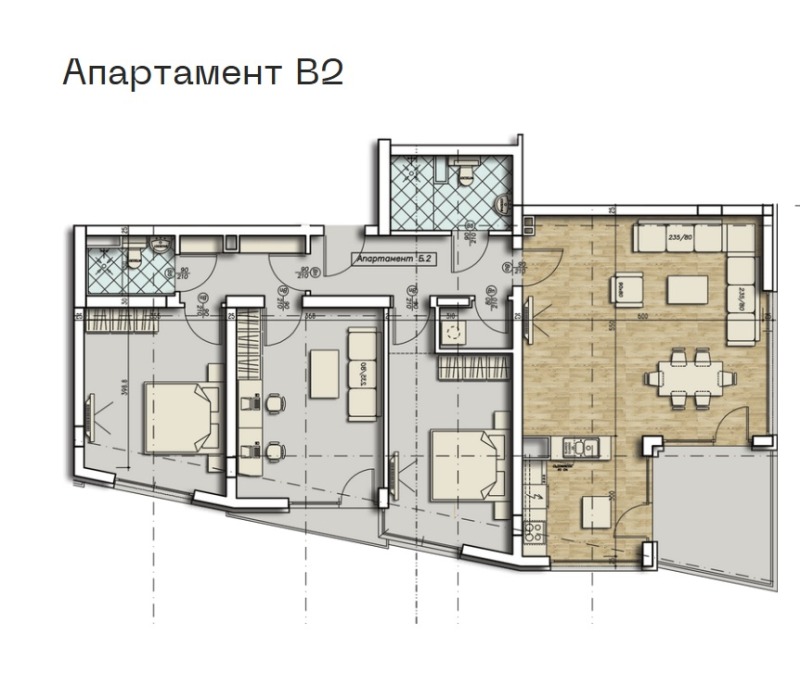 Продава МНОГОСТАЕН, гр. София, Стрелбище, снимка 8 - Aпартаменти - 47799955