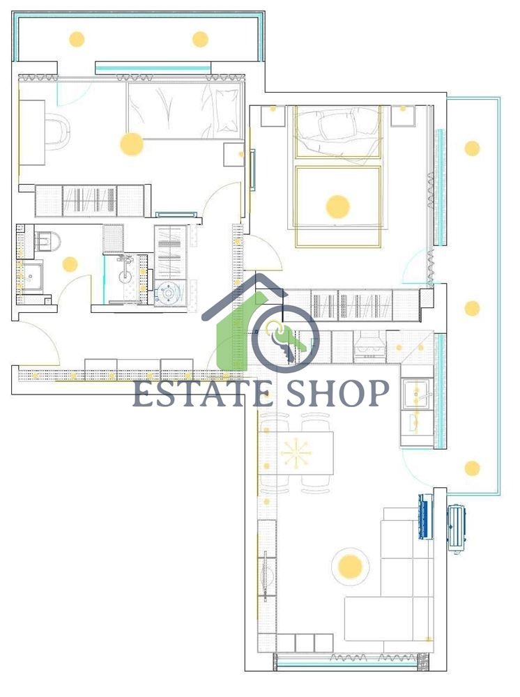 Продава  3-стаен град Пловдив , Младежки Хълм , 80 кв.м | 64322536 - изображение [10]