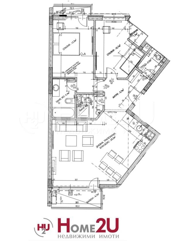 Продава 3-СТАЕН, гр. София, Княжево, снимка 8 - Апартаменти - 53302384