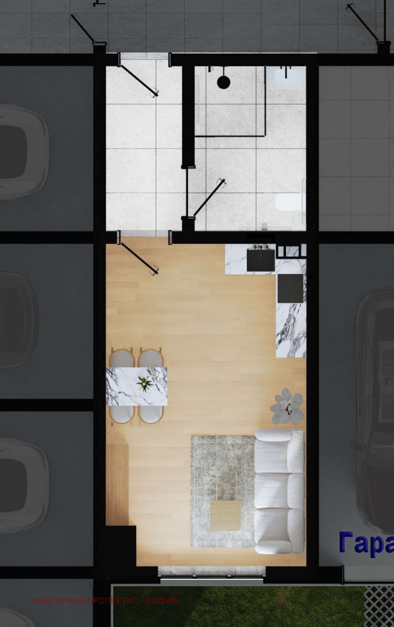 Продава 1-СТАЕН, гр. София, Дружба 2