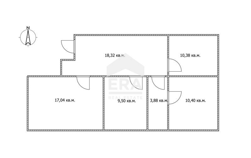 Продава ЕТАЖ ОТ КЪЩА, гр. Велико Търново, Център, снимка 13 - Етаж от къща - 53996274