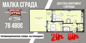 1 chambre Vastanitcheski, Plovdiv