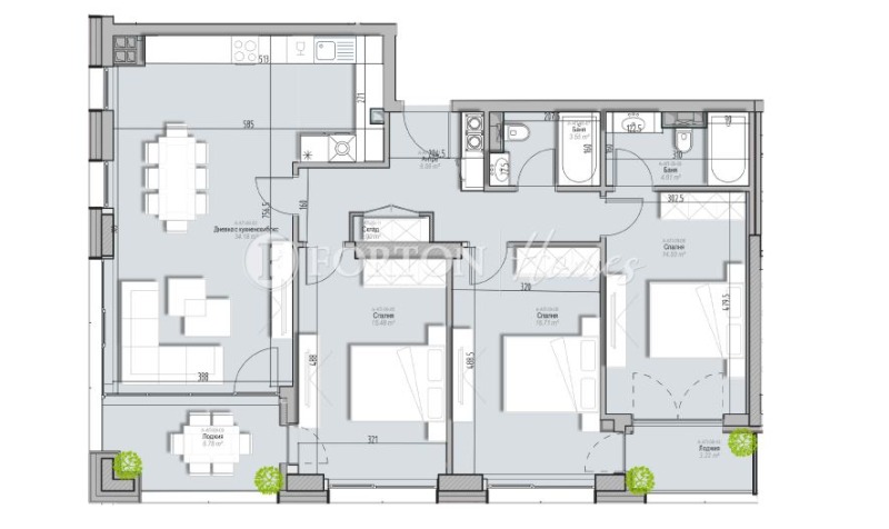 Продава 4-СТАЕН, гр. София, Кръстова вада, снимка 5 - Апартаменти - 53366111