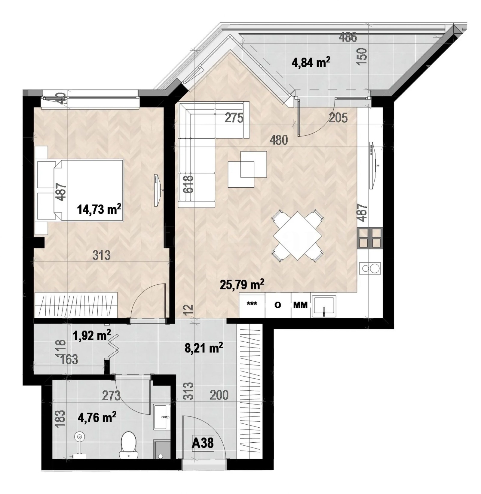 Продава 2-СТАЕН, гр. София, Кръстова вада, снимка 3 - Апартаменти - 53603548
