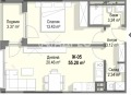 Продава 2-СТАЕН, град София, Кръстова вада • 220272 € / 430814.59 лв. • 95242037 4