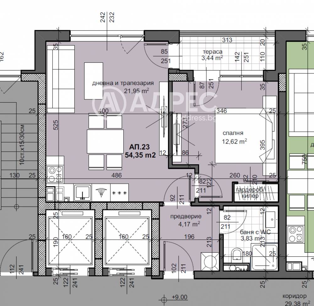 Продава 2-СТАЕН, гр. Пловдив, Тракия, снимка 8 - Апартаменти - 55517314