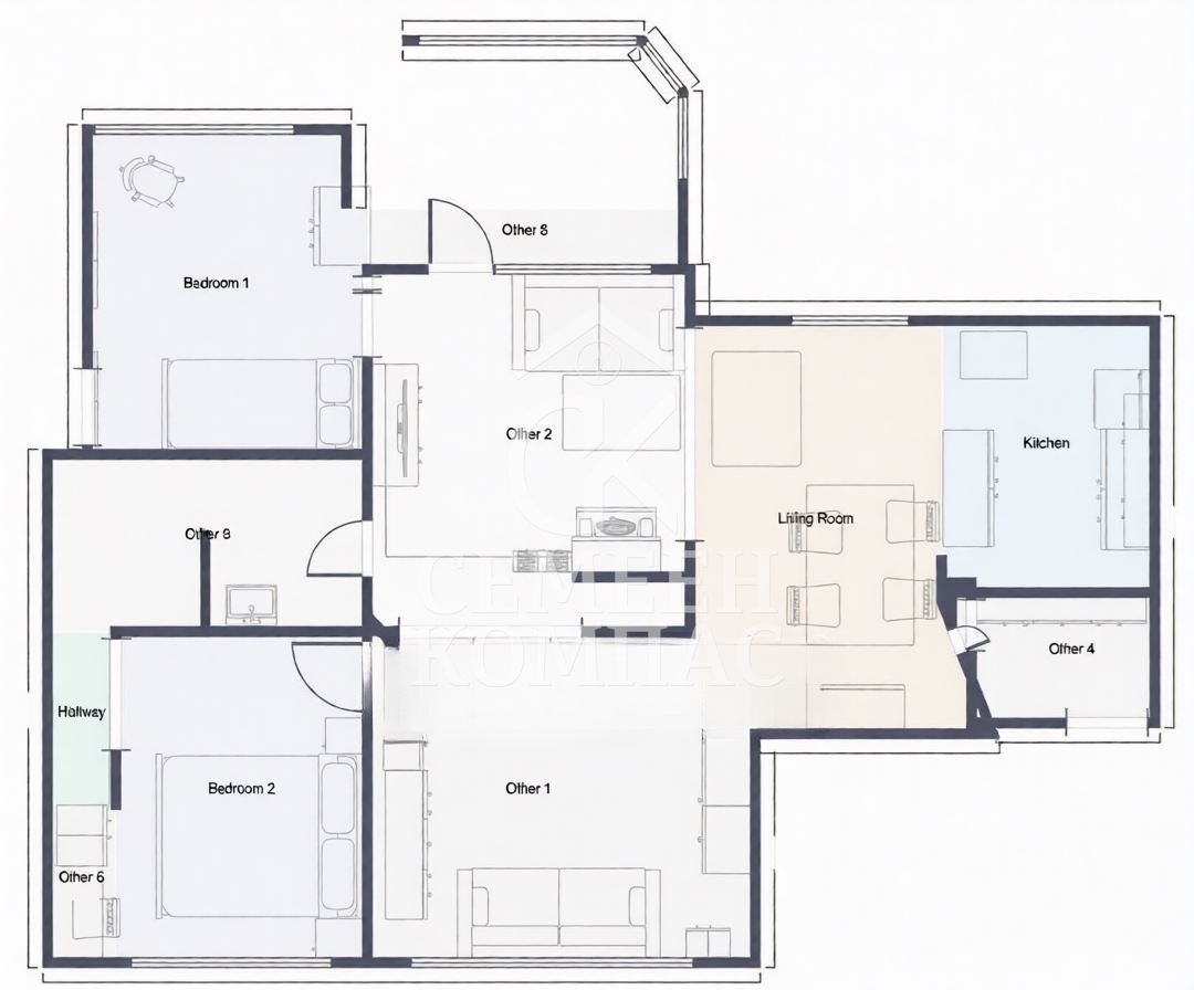 Продава 3-СТАЕН, гр. Пловдив, Център, снимка 12 - Апартаменти - 54821721