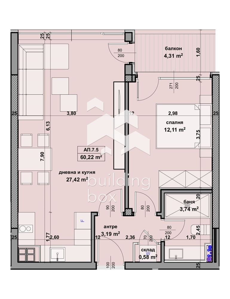 Продава 2-СТАЕН, гр. София, Надежда 4, снимка 4 - Апартаменти - 53164628