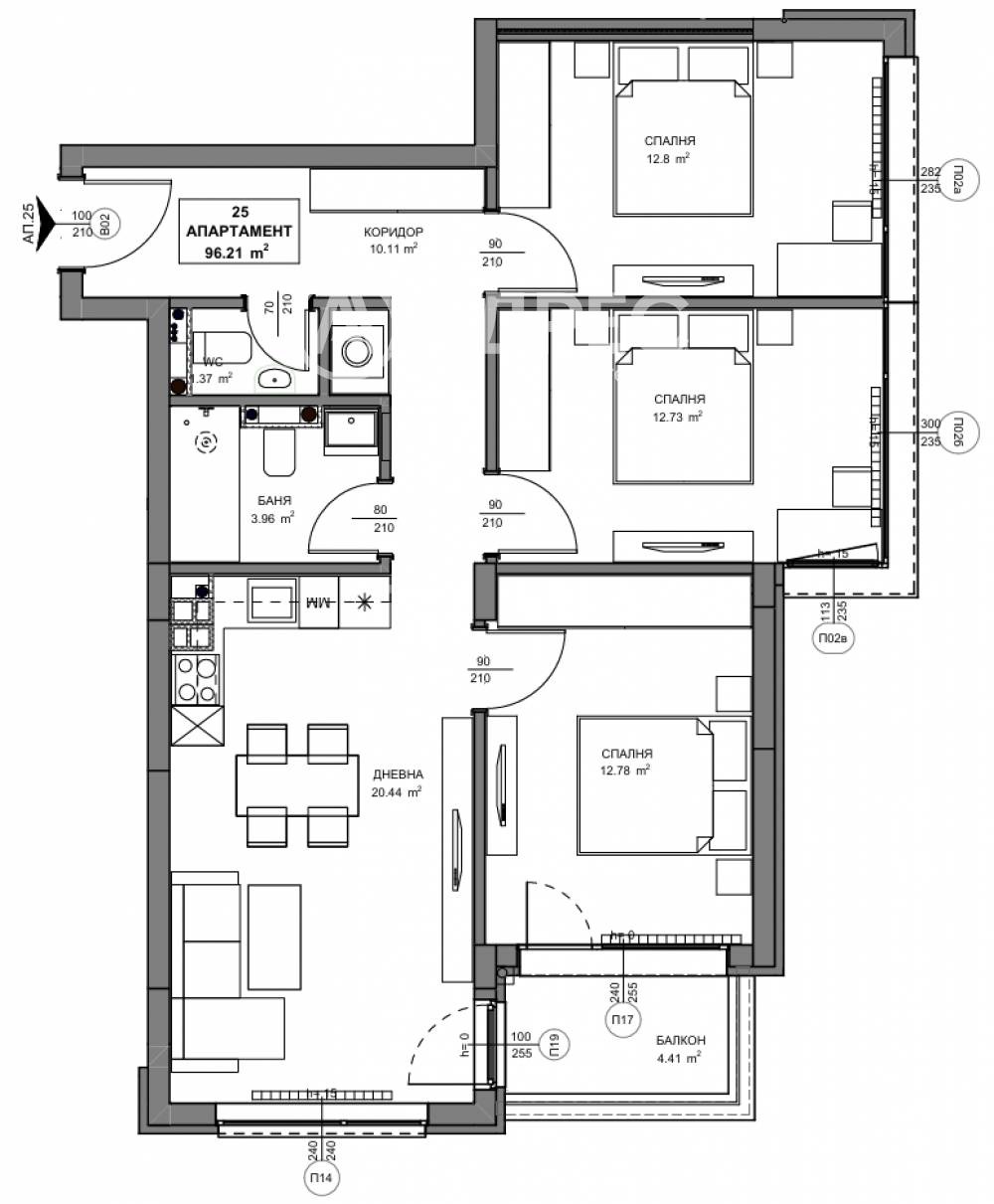 Продава МНОГОСТАЕН, гр. София, Обеля 2, снимка 4 - Апартаменти - 54074680