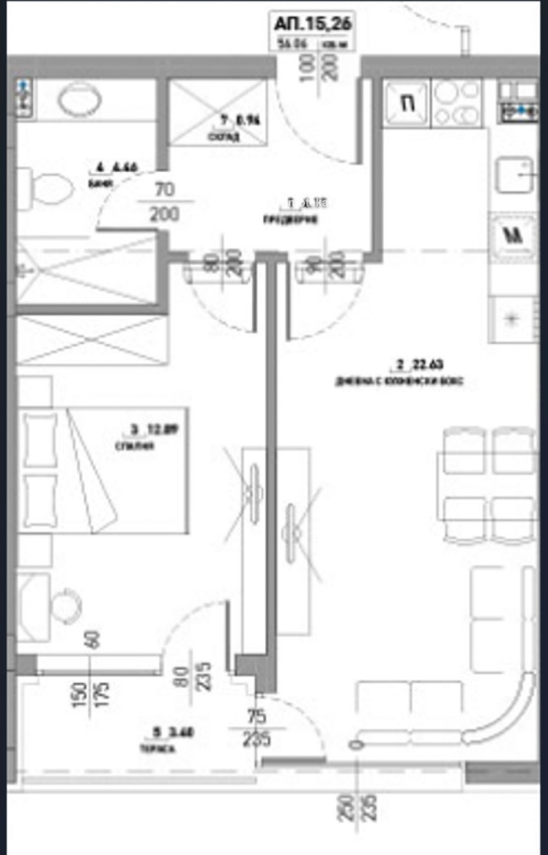 Продава 2-СТАЕН, гр. София, Малинова долина, снимка 3 - Aпартаменти - 47225911