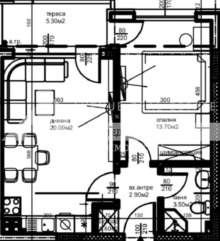 Продава 2-СТАЕН, гр. Пловдив, Христо Смирненски, снимка 1 - Aпартаменти - 48809035