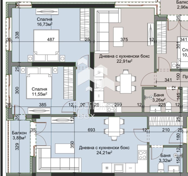 Продава 3-СТАЕН, гр. София, Люлин - център, снимка 3 - Апартаменти - 53045834