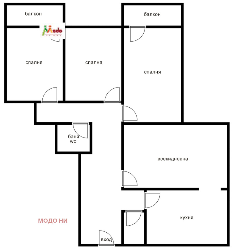 Myytävänä  3 makuuhuonetta Sofia , Strelbište , 114 neliömetriä | 99240006 - kuva [3]