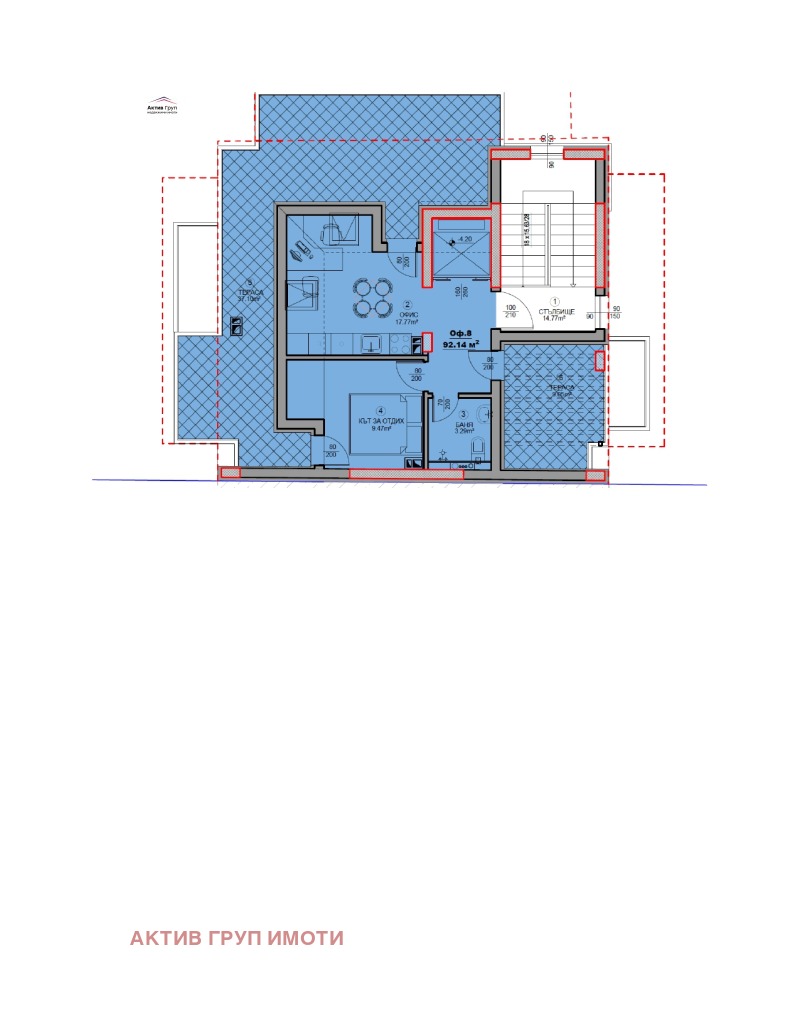 На продаж  1 спальня София , Надежда 3 , 122 кв.м | 60881676 - зображення [15]