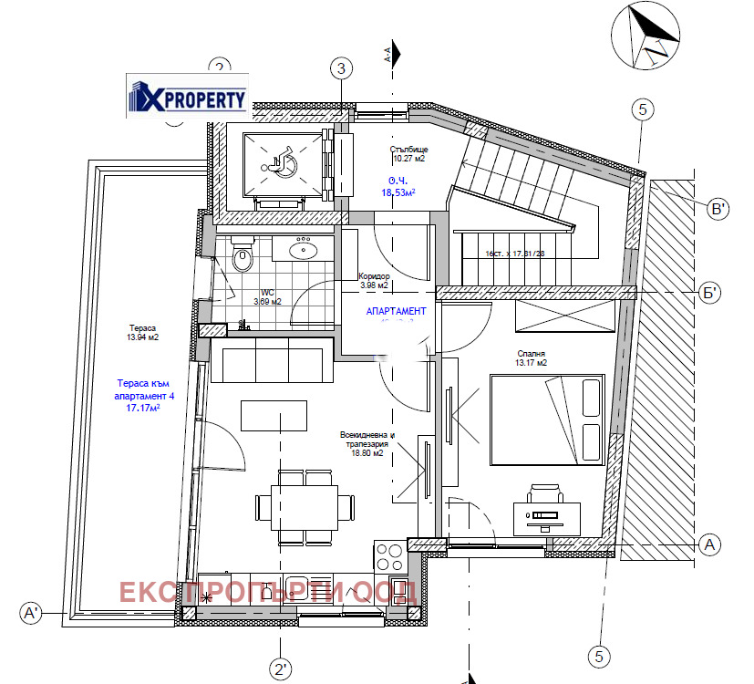 Продава 2-СТАЕН, гр. Перник, Център, снимка 3 - Апартаменти - 55362161