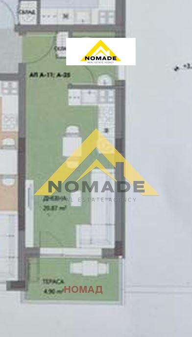 Продава 1-СТАЕН, гр. Пловдив, Остромила, снимка 4 - Апартаменти - 53259417