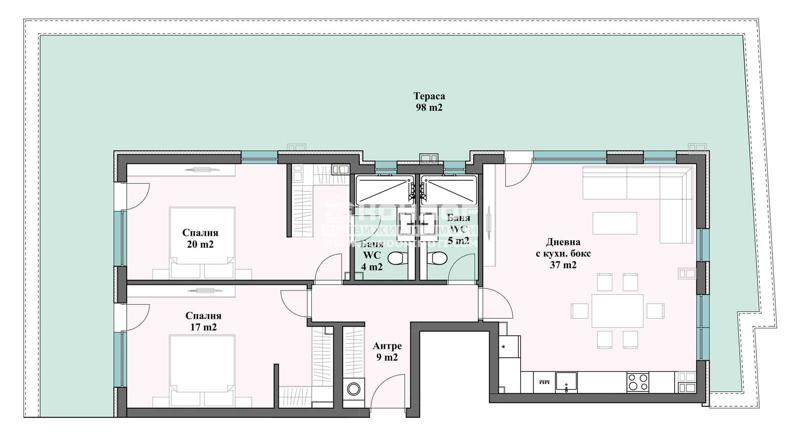 En venta  2 dormitorios Plovdiv , Jristo Smirnenski , 233 metros cuadrados | 86484752 - imagen [4]