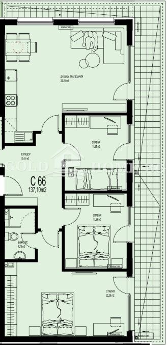Продава 4-СТАЕН, гр. Пловдив, Христо Смирненски, снимка 4 - Апартаменти - 54863280
