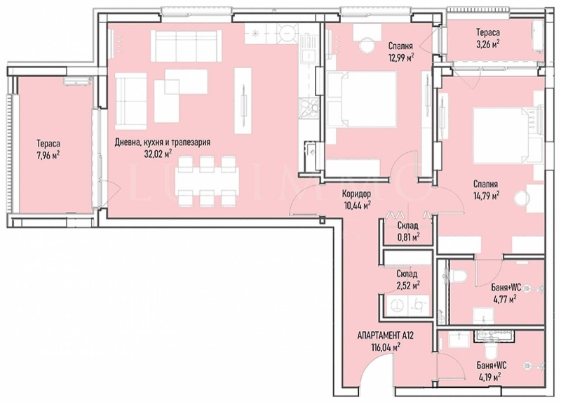 In vendita  2 camere da letto Sofia , Mladost 4 , 143 mq | 48255997 - Immagine [4]