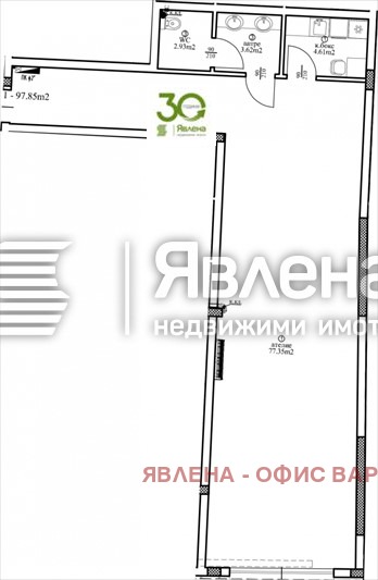 Продава ОФИС, гр. Варна, Централна поща, снимка 2 - Офиси - 52998732