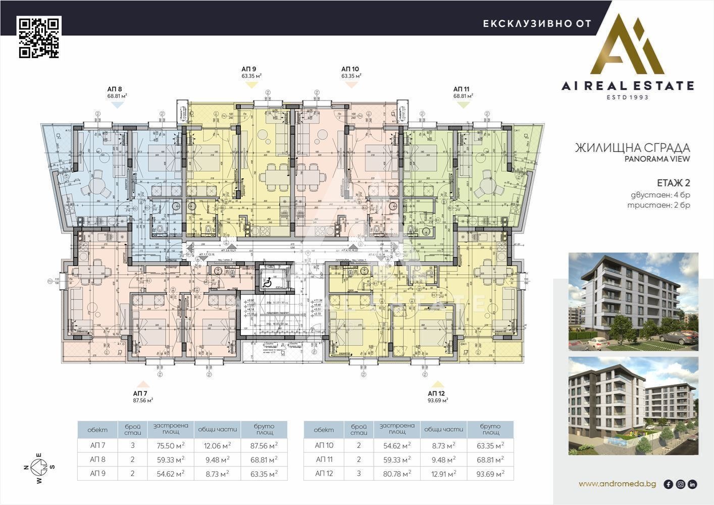 Продава 2-СТАЕН, гр. Плевен, Дружба 2, снимка 2 - Апартаменти - 54301899