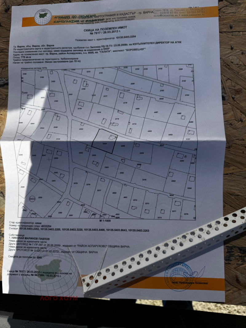 Продава ПАРЦЕЛ, град Варна, м-т Боровец - юг • 114000 € / 222964.62 лв. • 71131240 1
