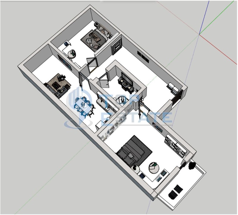 Продава  3-стаен град Велико Търново , Бузлуджа , 115 кв.м | 12317182 - изображение [3]