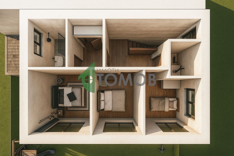 Продава КЪЩА, гр. Шумен, Дивдядово, снимка 9 - Къщи - 52646477