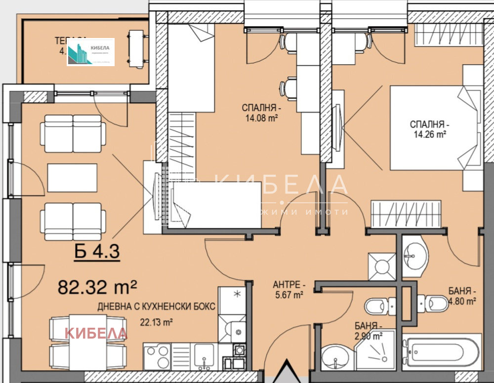 Продава 3-СТАЕН, гр. София, Малинова долина, снимка 2 - Апартаменти - 55135078