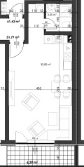 Продава 1-СТАЕН, град Пловдив, Кършияка • 75000 € / 146687.25 лв. • 58673259 13