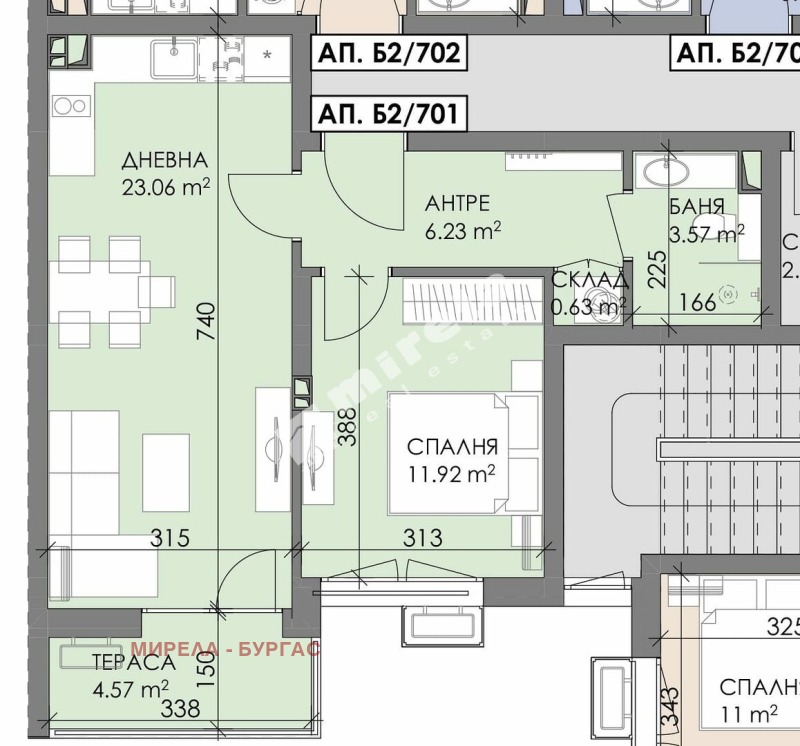 Продава 2-СТАЕН, гр. Бургас, област Бургас