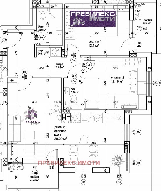Te koop  2 slaapkamers Plovdiv , Vastanitsjeski , 110 m² | 35694002