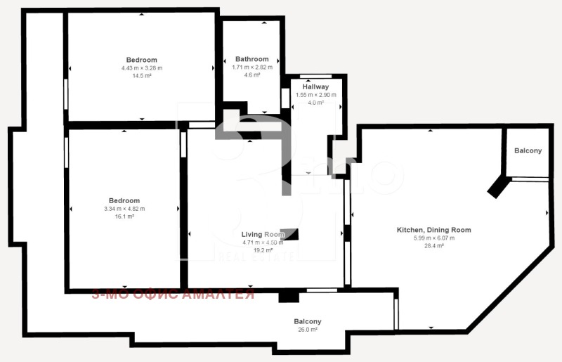 Na prodej  2 ložnice Sofia , Ljulin 8 , 139 m2 | 17704825 - obraz [2]