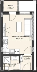 Продава 1-СТАЕН, град Пловдив, Христо Смирненски • 58000 € / 113438.14 лв. • 26879844 4