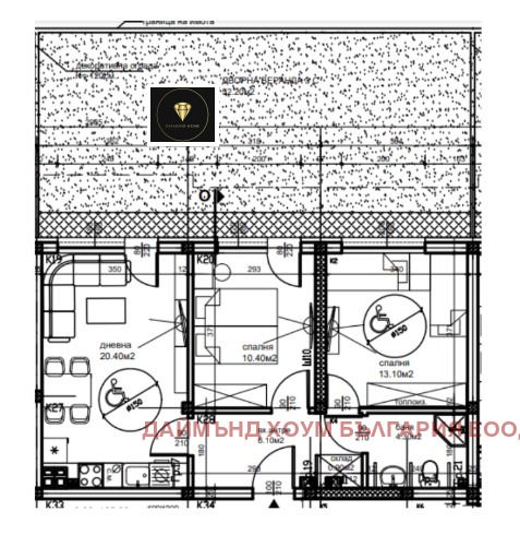 Til salg  2 soveværelser Plovdiv , Ostromila , 125 kvm | 65835144 - billede [2]