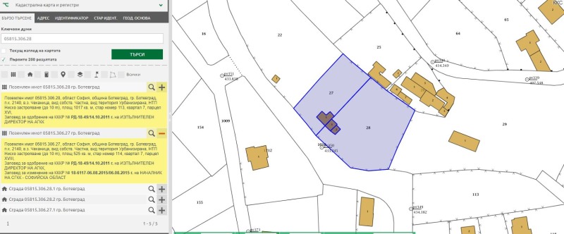 Продава ПАРЦЕЛ в област София, гр. Ботевград - 1500 кв.м / При запитване, ВЪРДЖЪН ЕООД